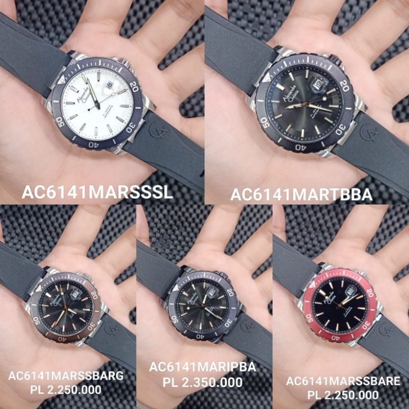Alexandre Christie Pria AC 6141 MA Rubber Automatis Original