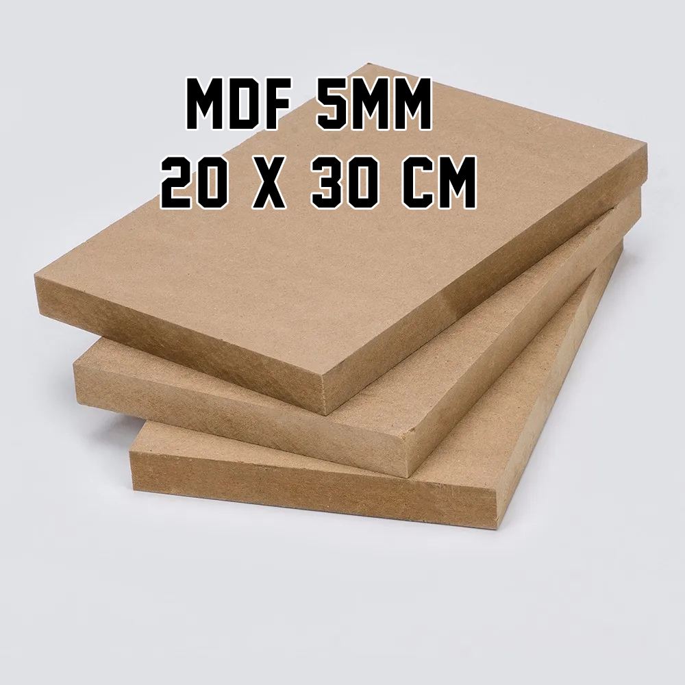 

Papan kayu MDF 5mm Ukuran 20 x 30