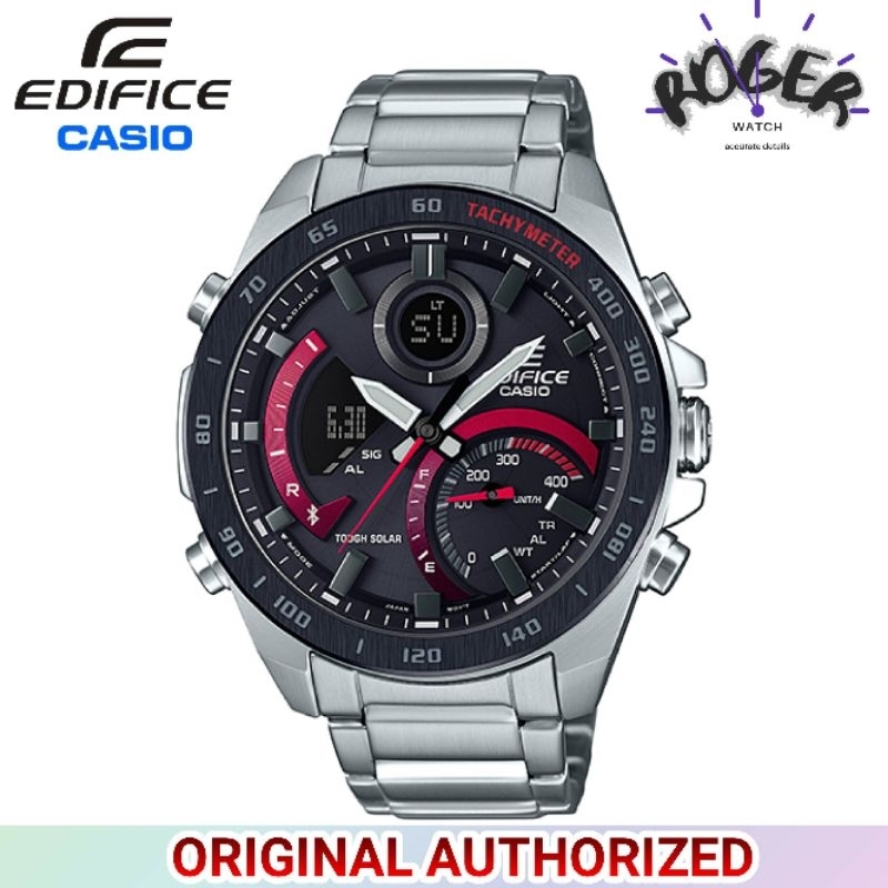 CASIO EDIFICE ORIGINAL Jam Tangan Pria ECB-900DB-1A Analog Digital ECB900DB Bluetooth Tough Solar