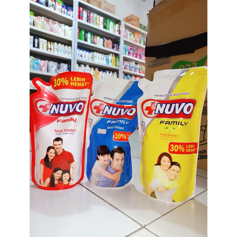 Sabun cair nuvo 825ml / body wash nuvo 825ml