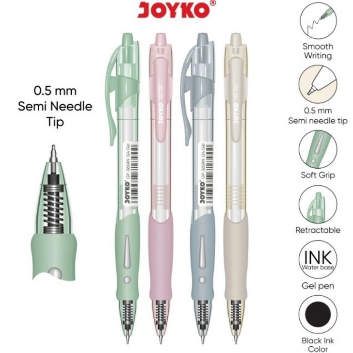 

Diskon Pulpen Joyko Q4 Gel GP265AN 12 Pcs