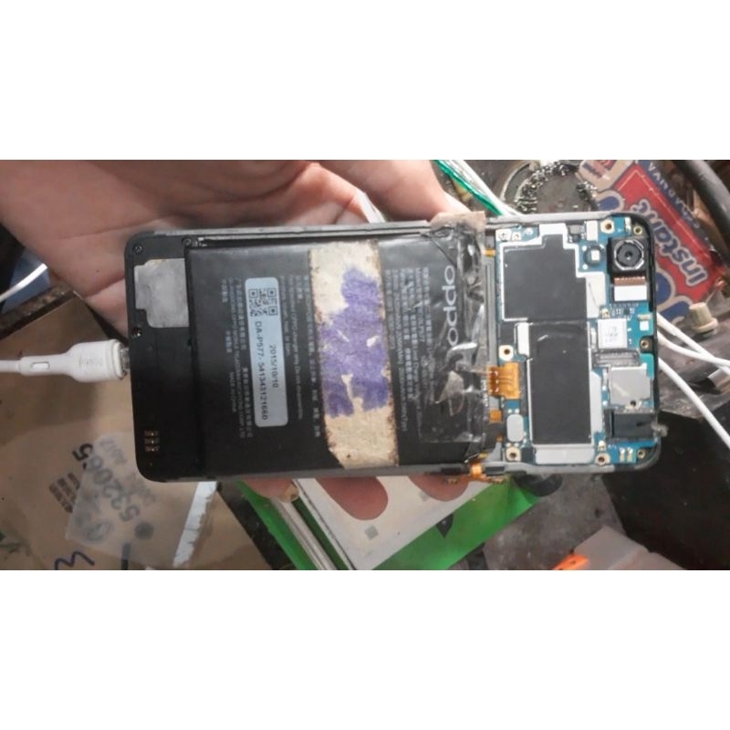 Lcd hp Oppo a37f minus lcd tompel ori cabutan Normal tidak termasuk tc