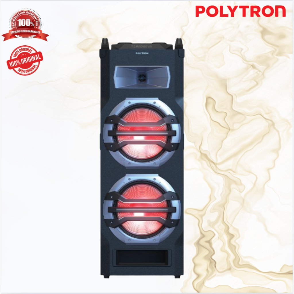 SPEAKER PORTABLE POLYTRON PTS12KF25 SPEAKER KARAOKE 12"/PTS12KF25 12K25 BLUETOOTH/GARANSI/ORIGINAL