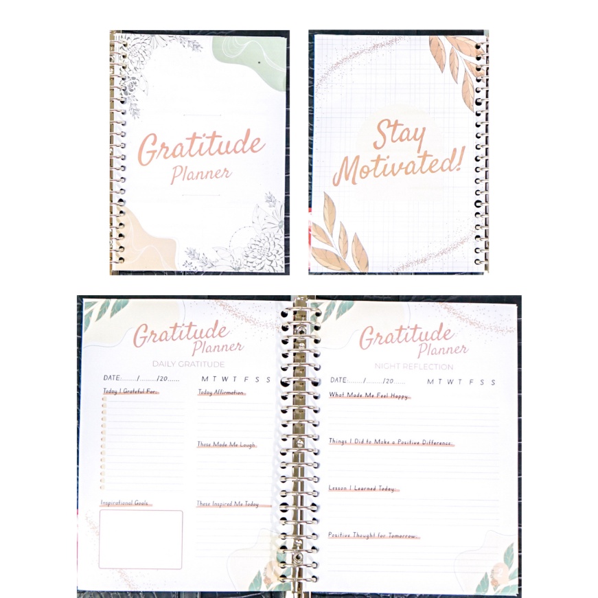 

Istimewa Flashee Loose Leaf Binder Gratitude Planner A5 HVS 1 Gsm Kertas Planner Binder B5 Refill Binder Loose Leaf