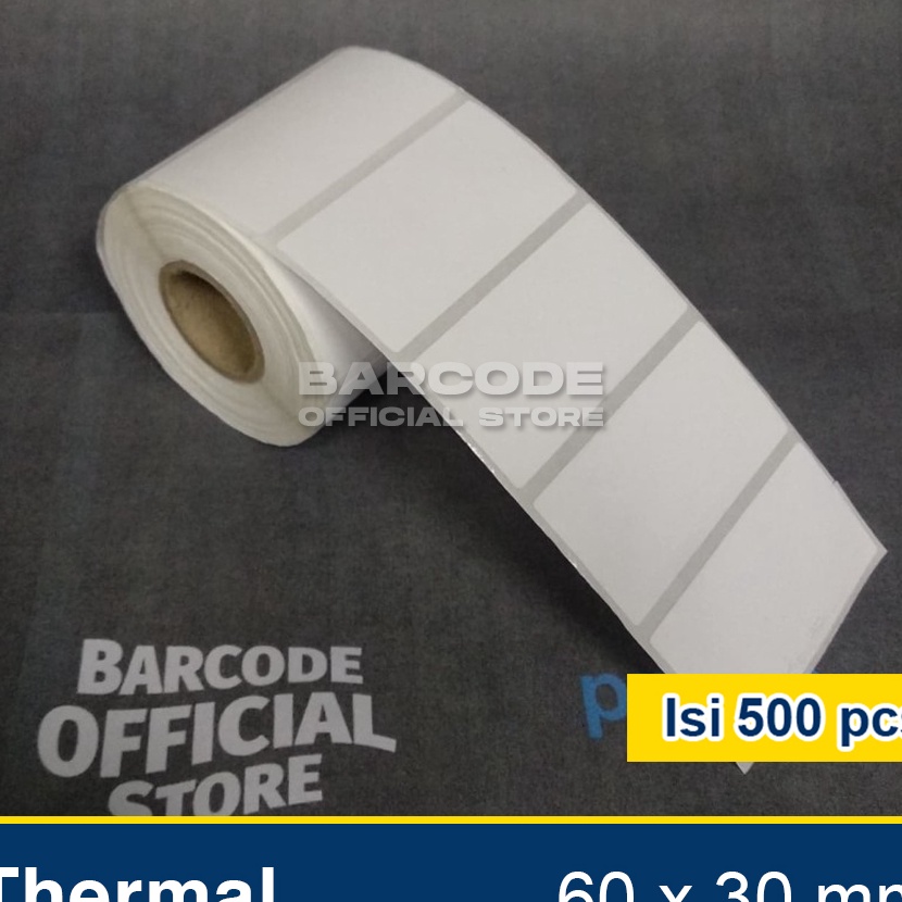 

KF7 Label Thermal 6x3mm 6x3 6 x 3 mm 1 LINE Kertas Sticker Receipt Printer Barcode Xpinter