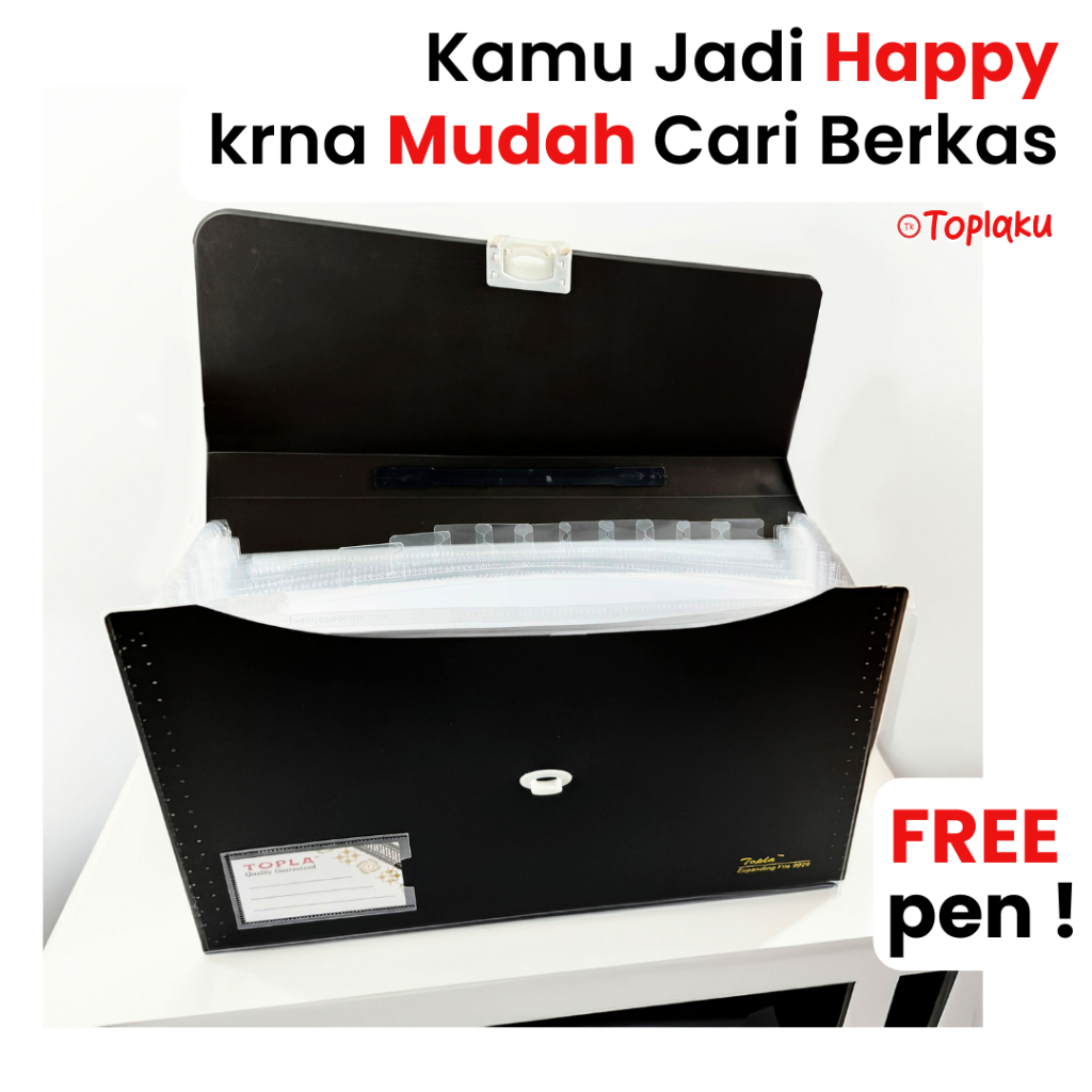 

Map Expanding File F4 13 Sekat Anti Air Tas Dokumen Aesthetic Plastik Kancing Folder Document Keeper