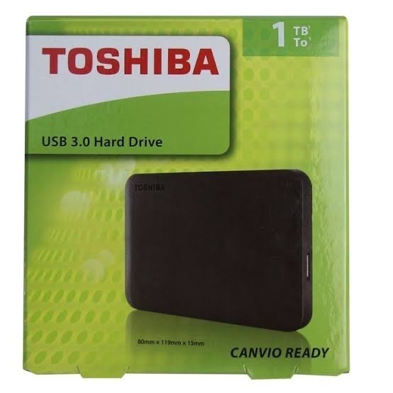 HARDISK EXTERNAL 1TB TOSHIBA HDD EXTERNAL