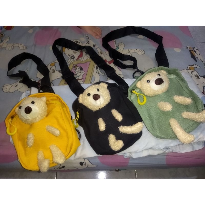 TAS SELEMPANG ANAK BEAR LUCU