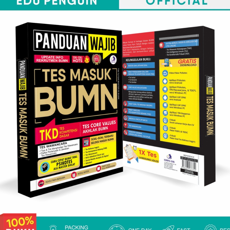 Tawaran Buku BUMN TERBARU  Buku Panduan Wajib Tes Masuk BUMN