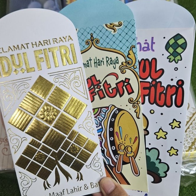 

KF7 Bellino isi 1pcs Amplop Lebaran Besar L Angpau Idul fitri Ampau Anak Karakter Murah