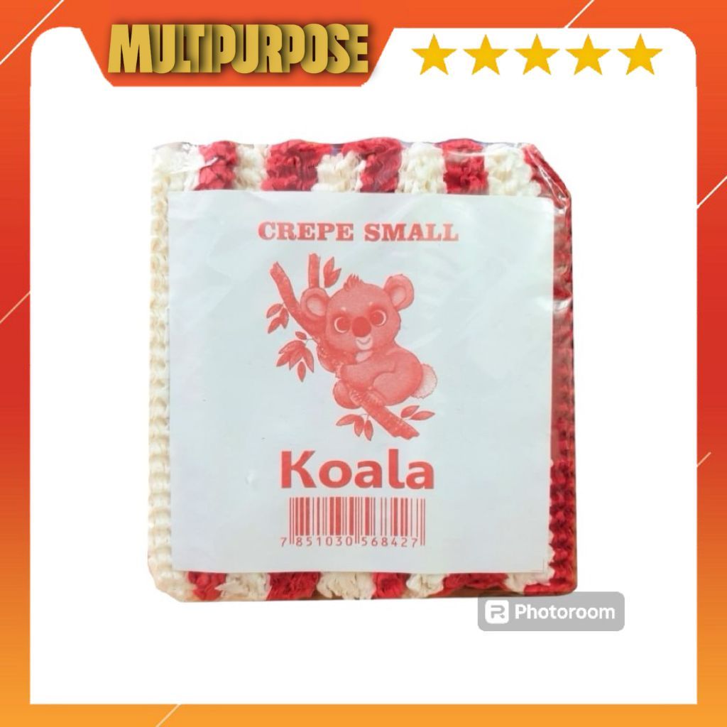 

KERTAS KREP CREPE POTONG KOALA MERAH PUTIH