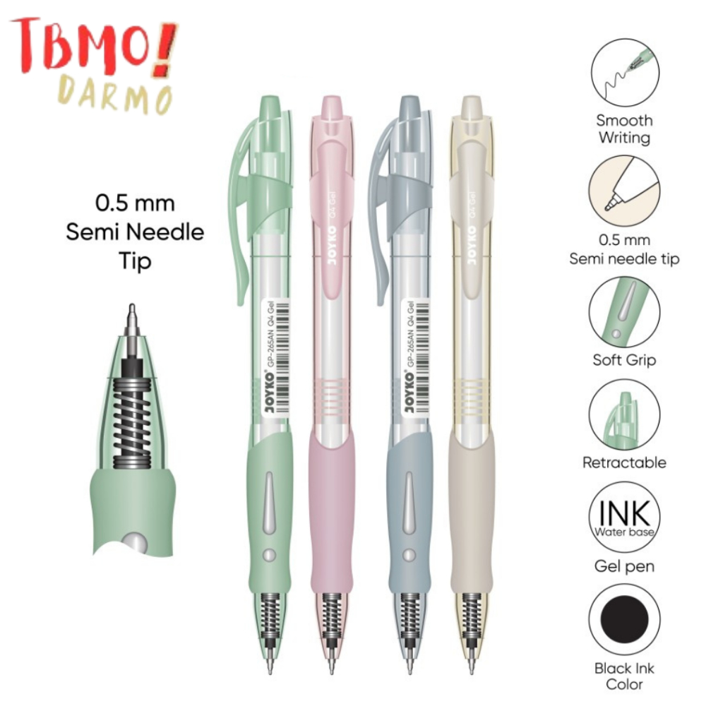 

TBMO (PACK) GELPEN JOYKO 0.5MM GP-265AN Q4 BLACK BENING - (12) - AM