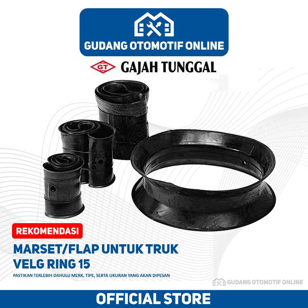 Flap Marset Ban GT Truk Ring 15 - Selendang Selir Lidah Ban GT R15