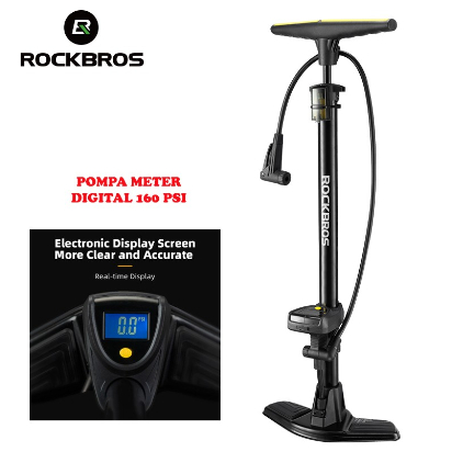 Rockbros Pompa Angin Motor Sepeda 160PSI Digital Meter 42310003001