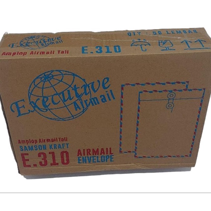 

KP8 Amplop Coklat Tali Folio Airmail Executive 31 1 box