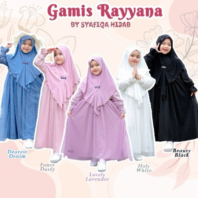 Gamis Rayyana Anak by Syafiqah Hijab