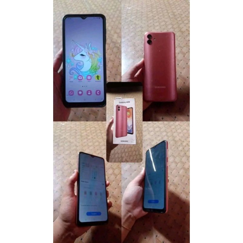 handphone - samsung galaxy a04 - ram 4/64gb - fullset - second like new - handphone samsung a04