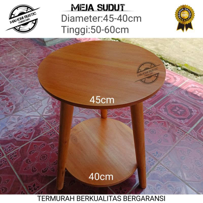 Meja sudut Tinggi 60cm meja kopi meja bunga ruang tamu top table