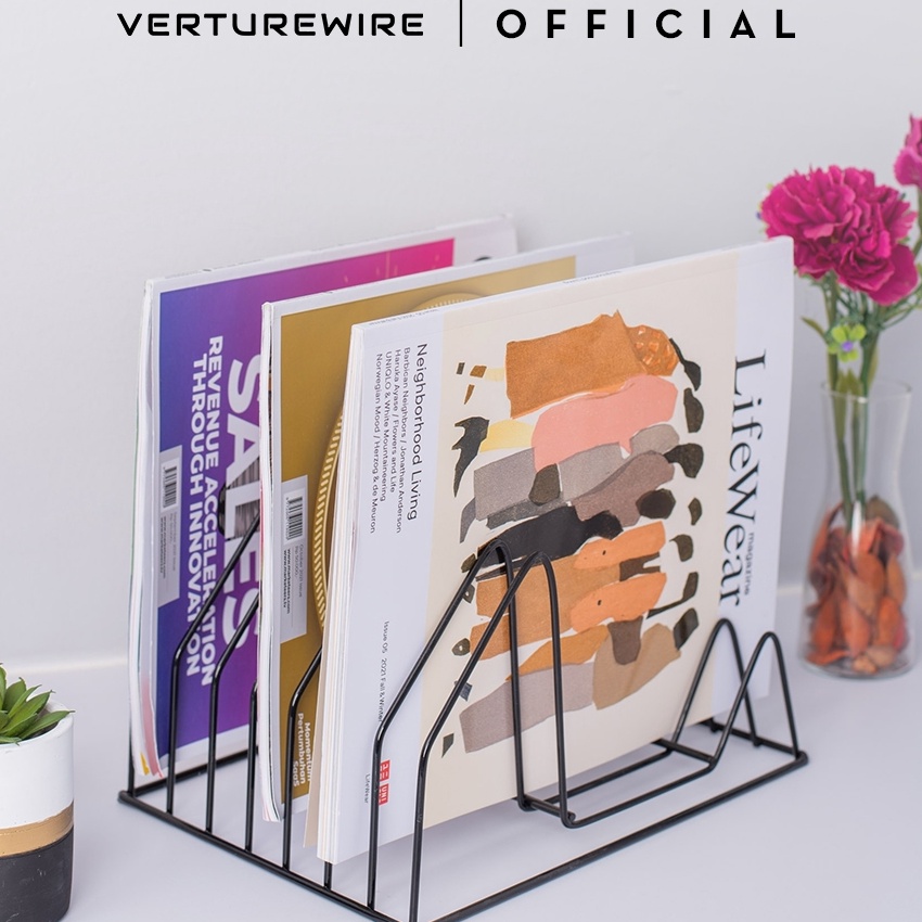 

HJ6 Verturewire Pembatas Buku Besi Model Nordic Nordic Bookshelf