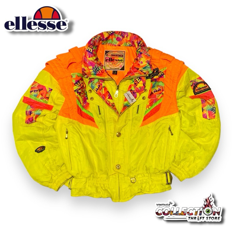 JAKET VINTAGE RACING ELLESSE ITALY MADE BY GOLDWIN
