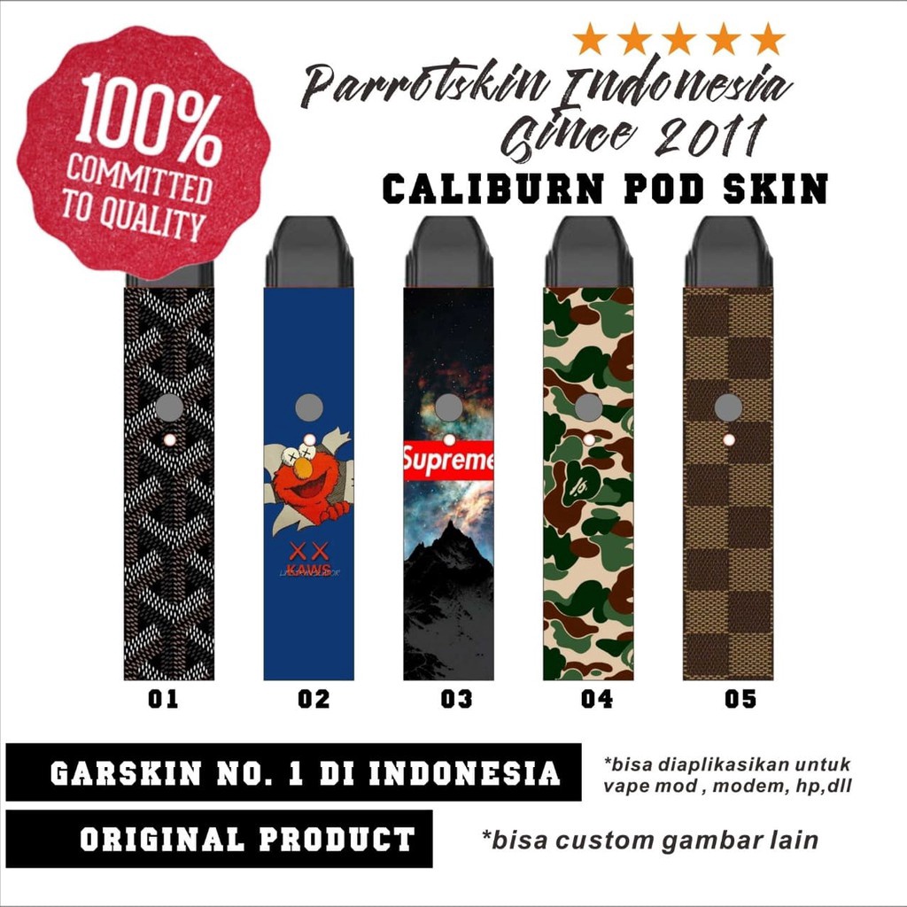 PRODUK TREND Garskin Skin Caliburn pod hyperbeast Edition warp sticker