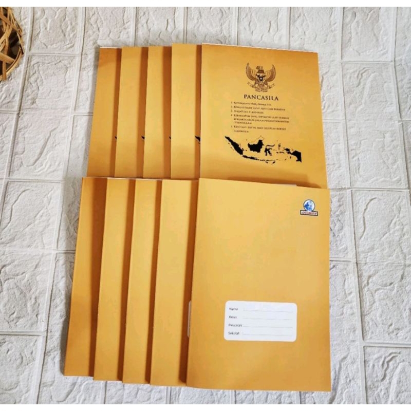 

Buku Tulis Campus SINTARO Dengan Cover Sampul Coklat (50 Lembar 10 Buku) RB9