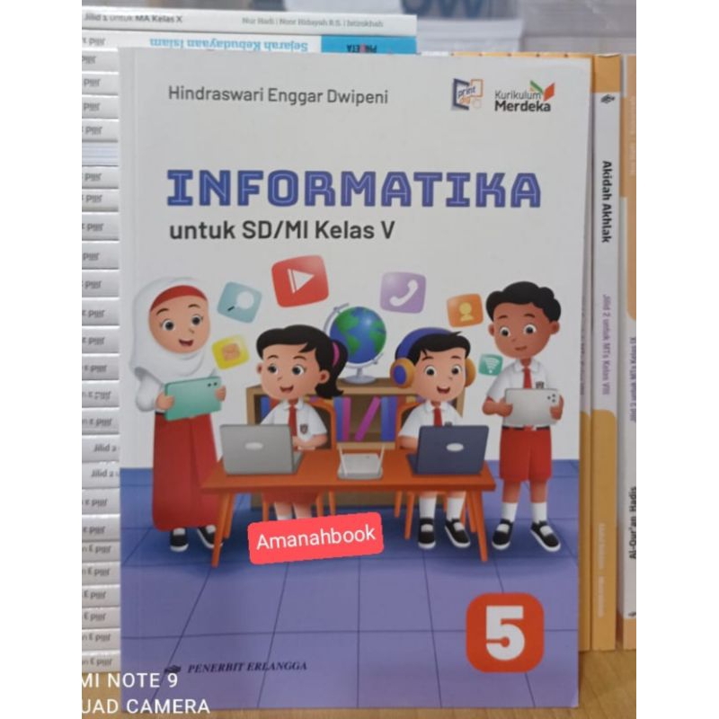 Buku Informatika SD Kelas 5 Kurikulum Merdeka Erlangga