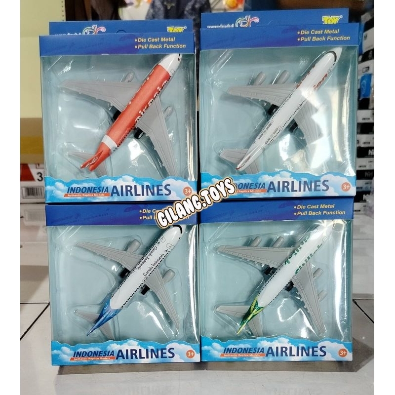 (GT) MINIATUR DIECAST PESAWAT TERBANG - DIECAST PLANE