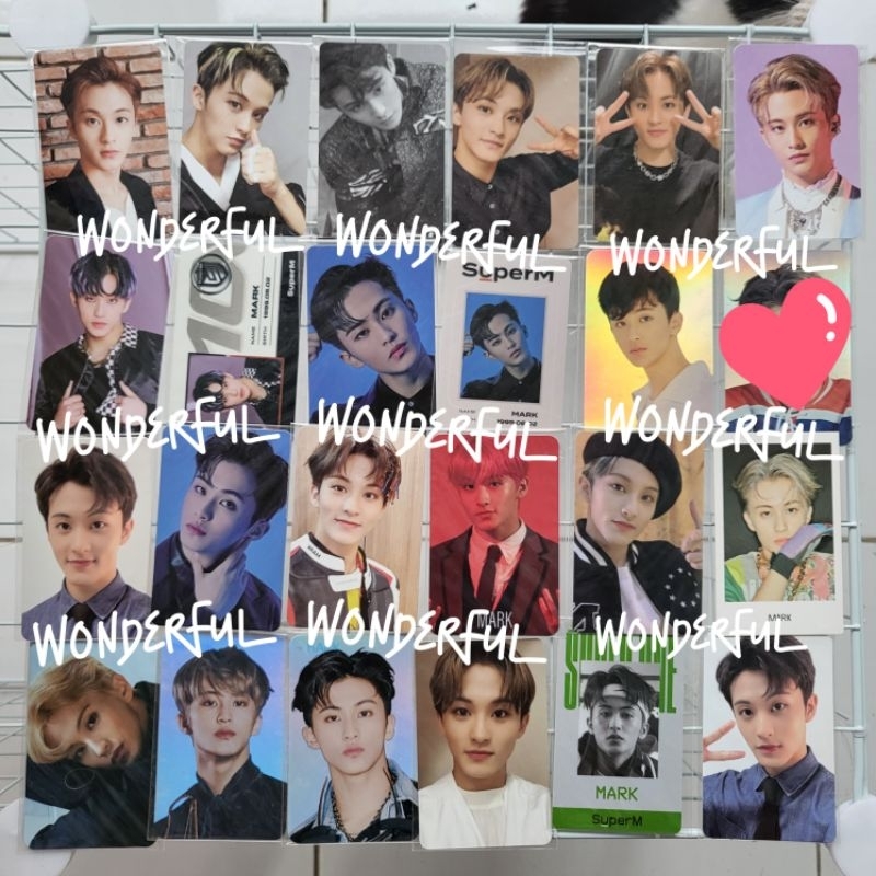 OFFICIAL NCT MARK LEE SUPERM MARK LEE PHOTOCARD