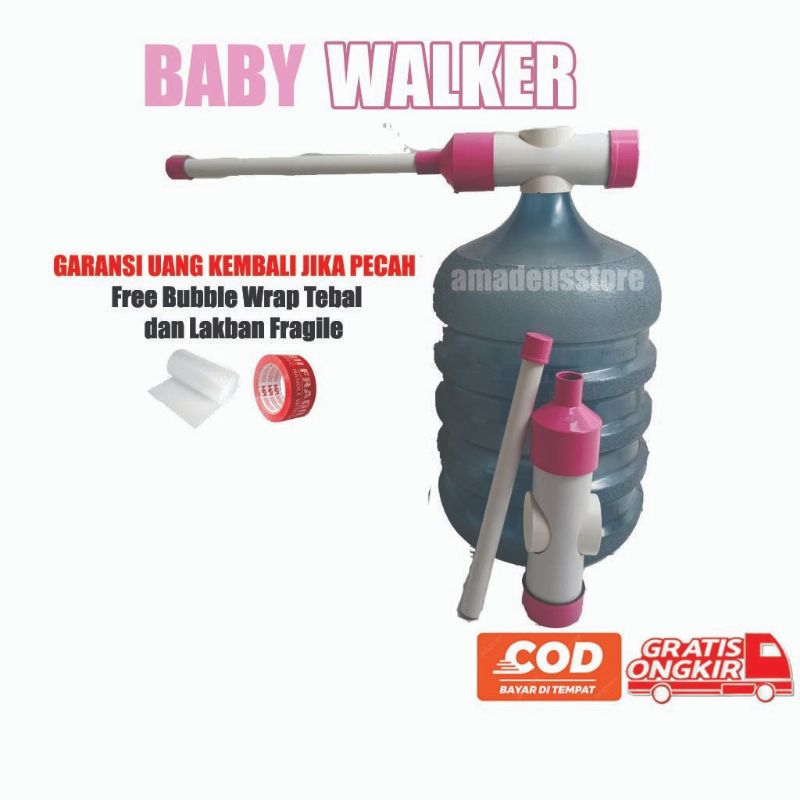 Baby walker alat bantu jalan bayi pipa pvc galon push walker