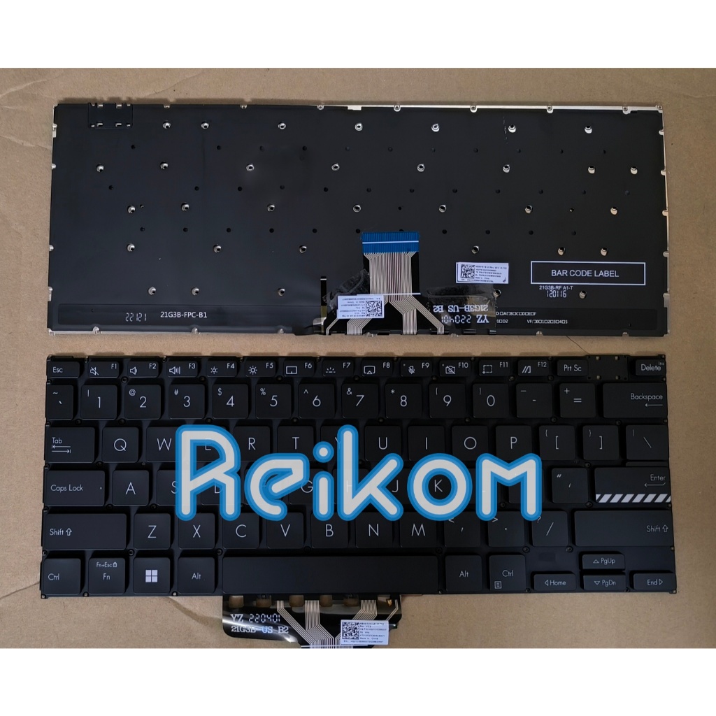 Keyboard Asus Vivobook S 14 Flip TN3402 TN3402q TN3402qa TN3402ya TP3402 TP3402v TP3402va TP3402vab 