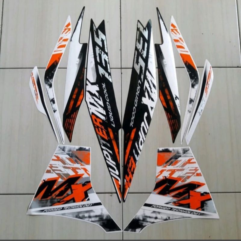 Setiriping setiker Jupiter Mx 135 mx new 2014 orenge putih