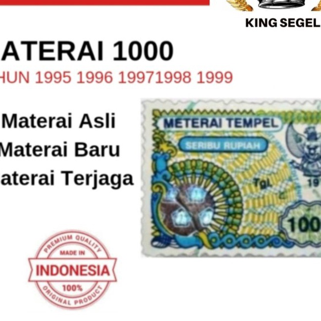 

KP8 MATERAI 1 TAHUN 1995 1996 1997 1998 1999