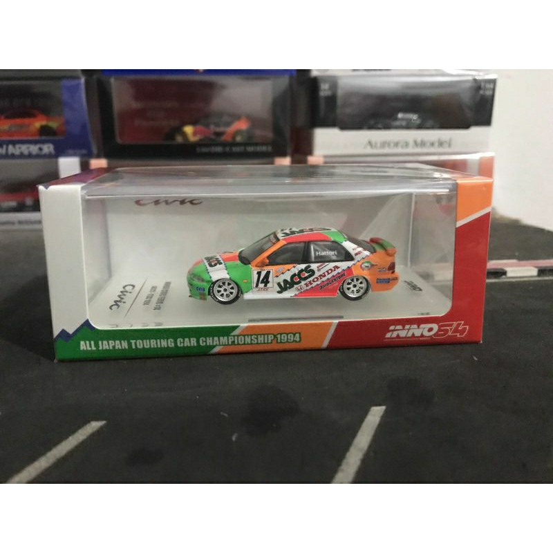 Diecast Inno64 Honda Civic Ferio #14 JACCS JTCC 1994