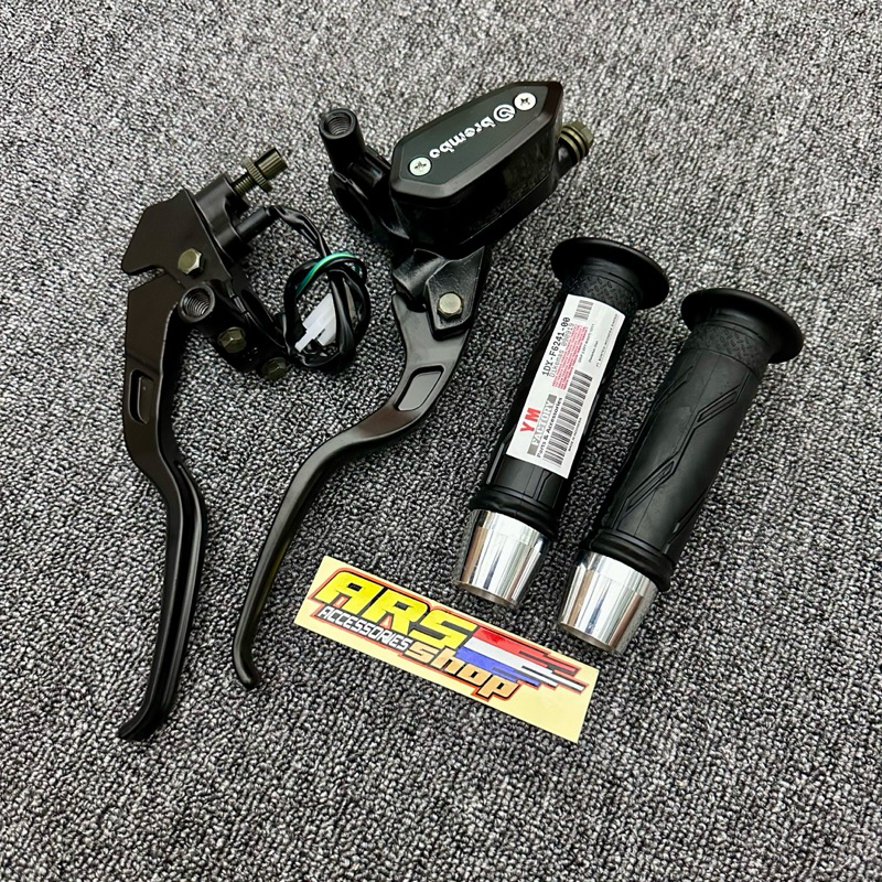 SEPAKET Handgrip YAMAHA JALU + Master Rem Oval Model Rcb Paket Handle Kopling Universal Motor Master
