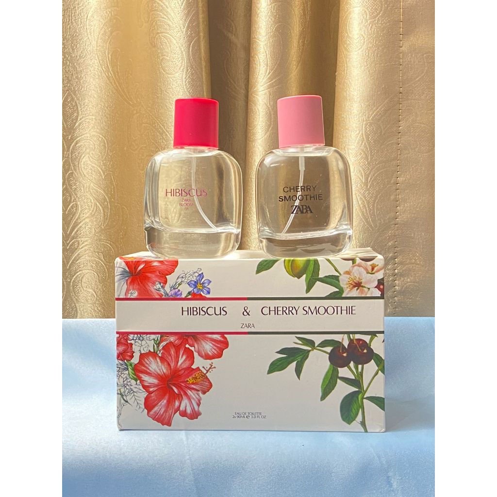 PARFUM ZARA WANITA 2in1 HIBISCUS CHERRY SMOOTHIE EDP 90 ML