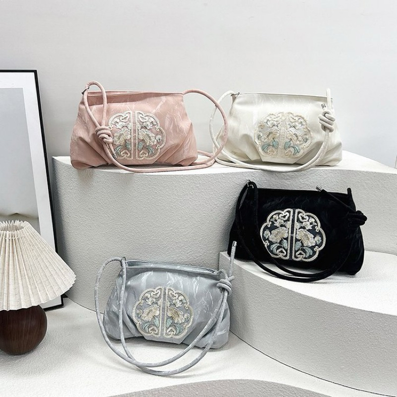 TAS SELEMPANG EMBROIDERY CANTIK/ TAS SELEMPANG RAJUT CANTIK/ TAS SELEMPANG EMBRO PANJANG CANTIK