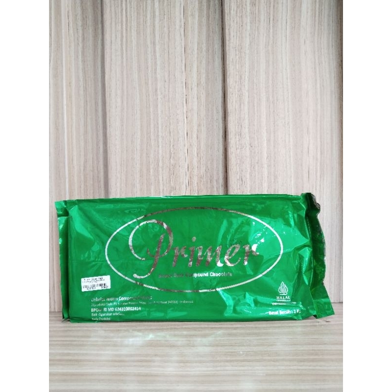 

Primer Sweet Dark Compound Chocolate hijau 1kg