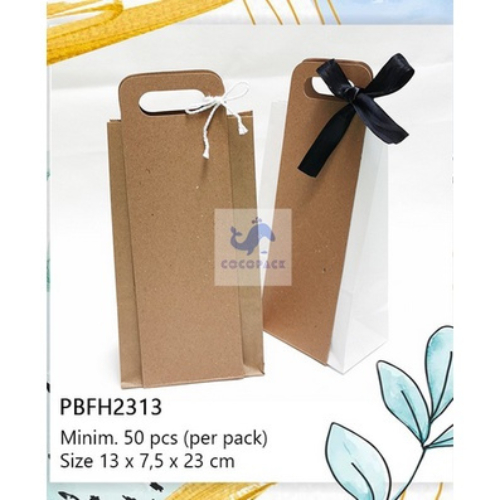 

(10 PCS) Paper Bag Kantong Roti Lunch Paperbag Kraft Polos - PBFH2313