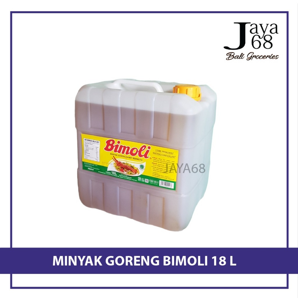

Minyak Goreng 18 L BIMOLI - Bimoli jerigen 18 Liter - cooking Oil