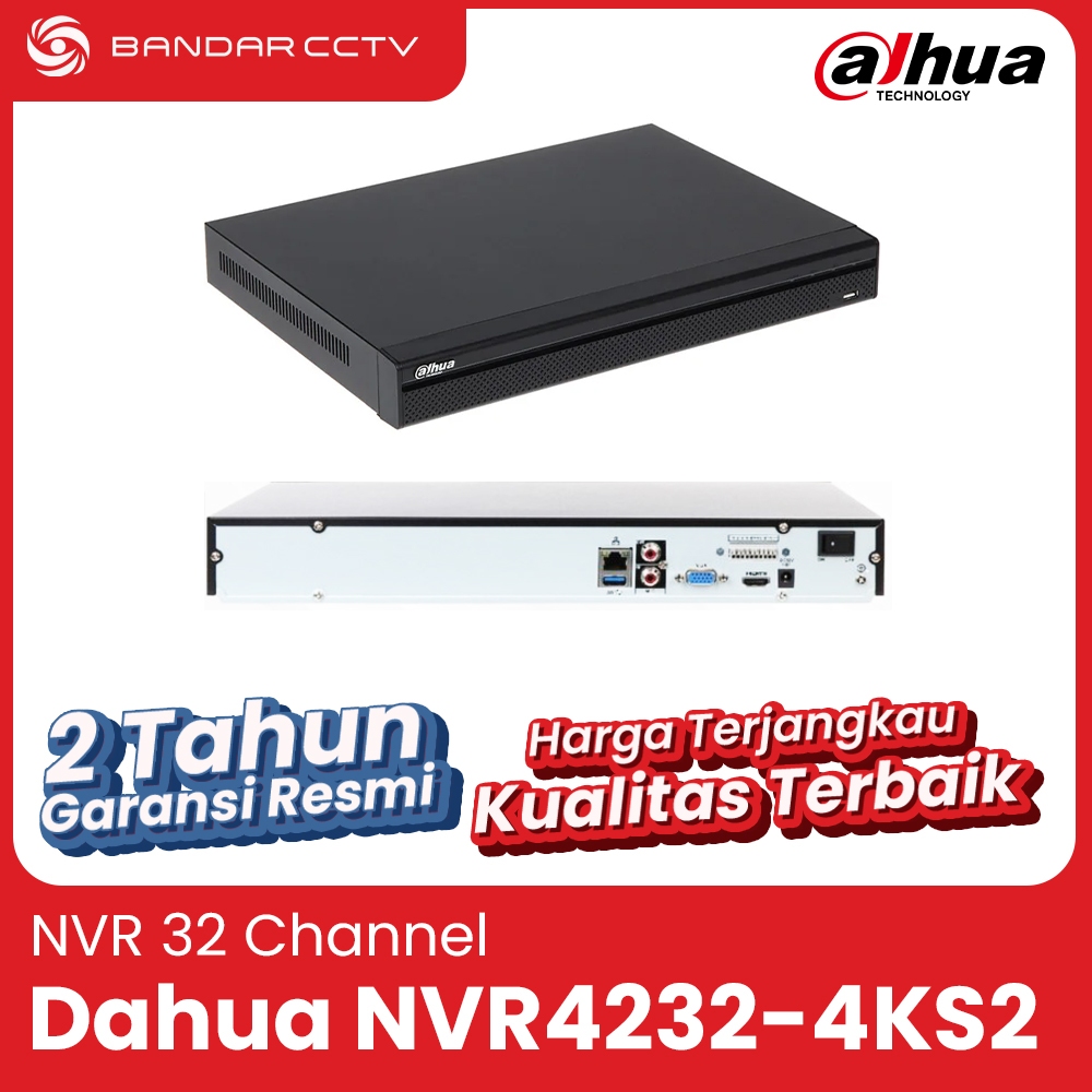 Dahua NVR4232-4KS2: NVR 32 Channel