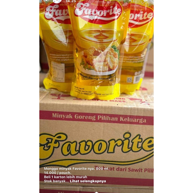 

MINYAK GORENG MURAH # 800ML / Minyak Refill / Kemasan Pouch