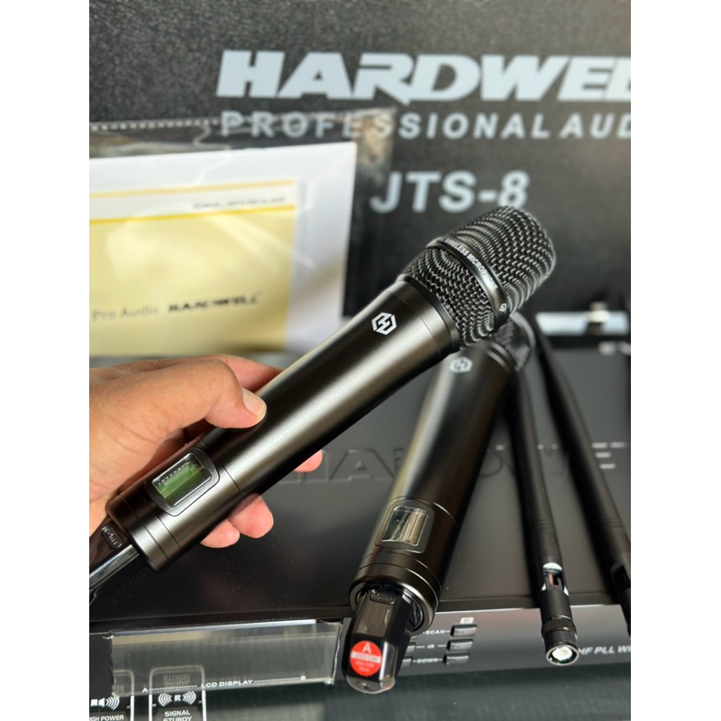 Mic wireless hardwell jts 8 jts8 original resmi