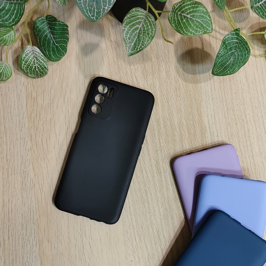 MOLAN CANO Case OPPO A16 premium silicone full cover Anti Noda Jamur