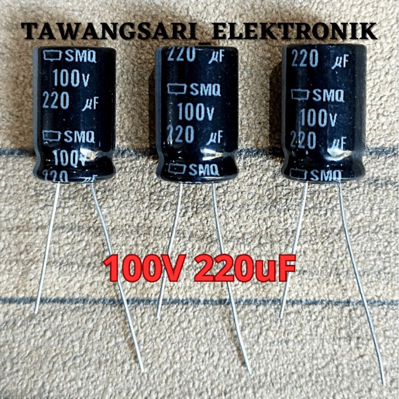 Elko 100V 220UF Elco 100v 220uf Ori elko 100v 220uF original
