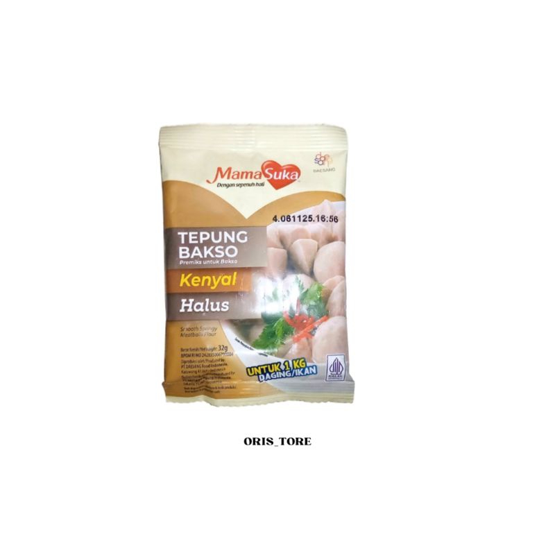 

Tepung Bakso Mama Suka_Premiks untuk Bakso_Berat 32 g