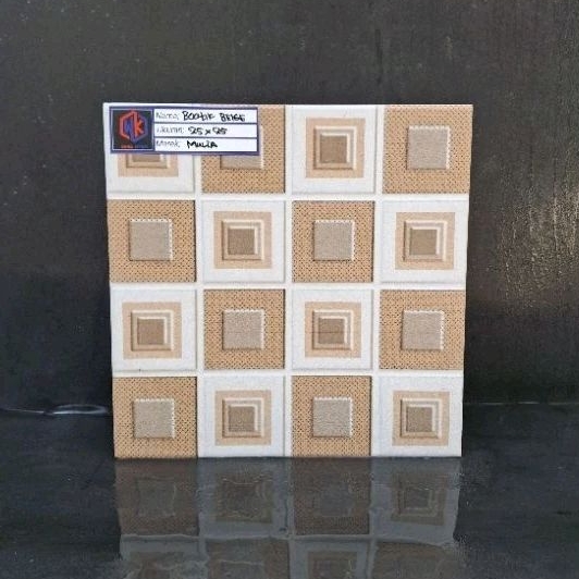 KERAMIK LANTAI 25X25 BOETIK BEIGE