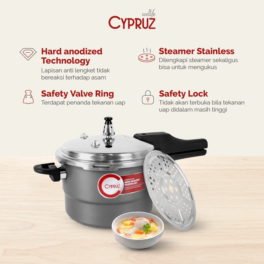 PANCI PRESTO CYPRUS PRESSURE COOKER