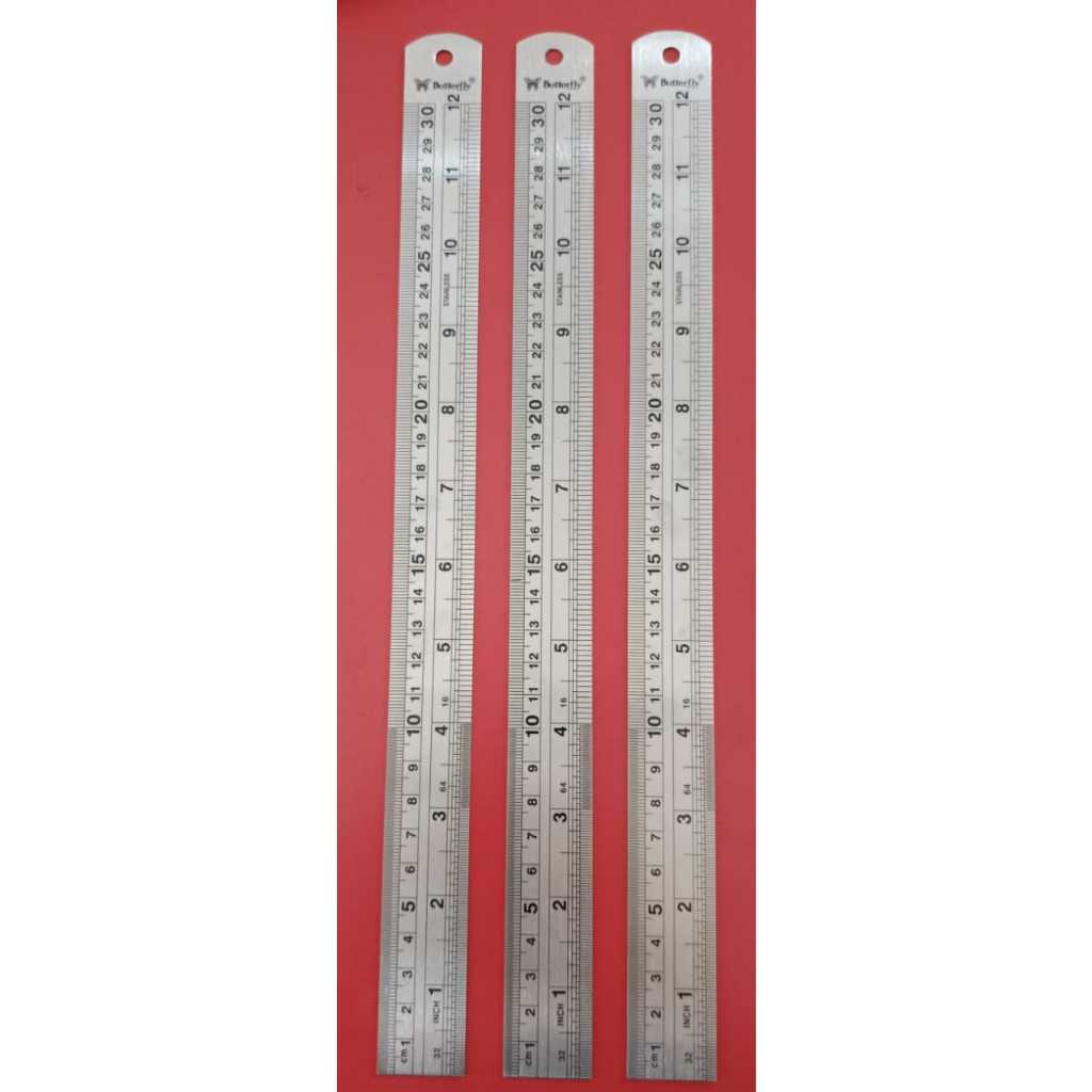 

Penggaris Besi 30cm BUTTERFLY