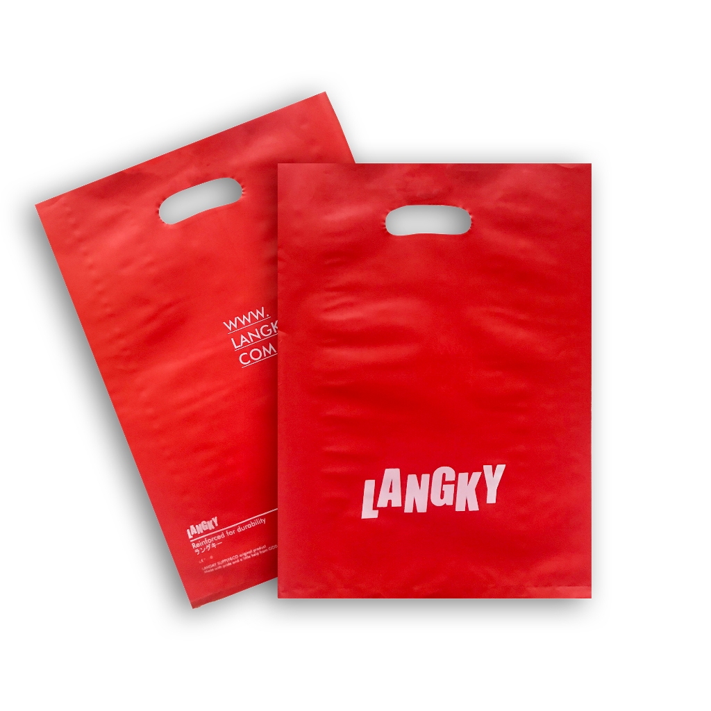 

SHOPING BAG DISTRO LANGKY RED FOR GIFT